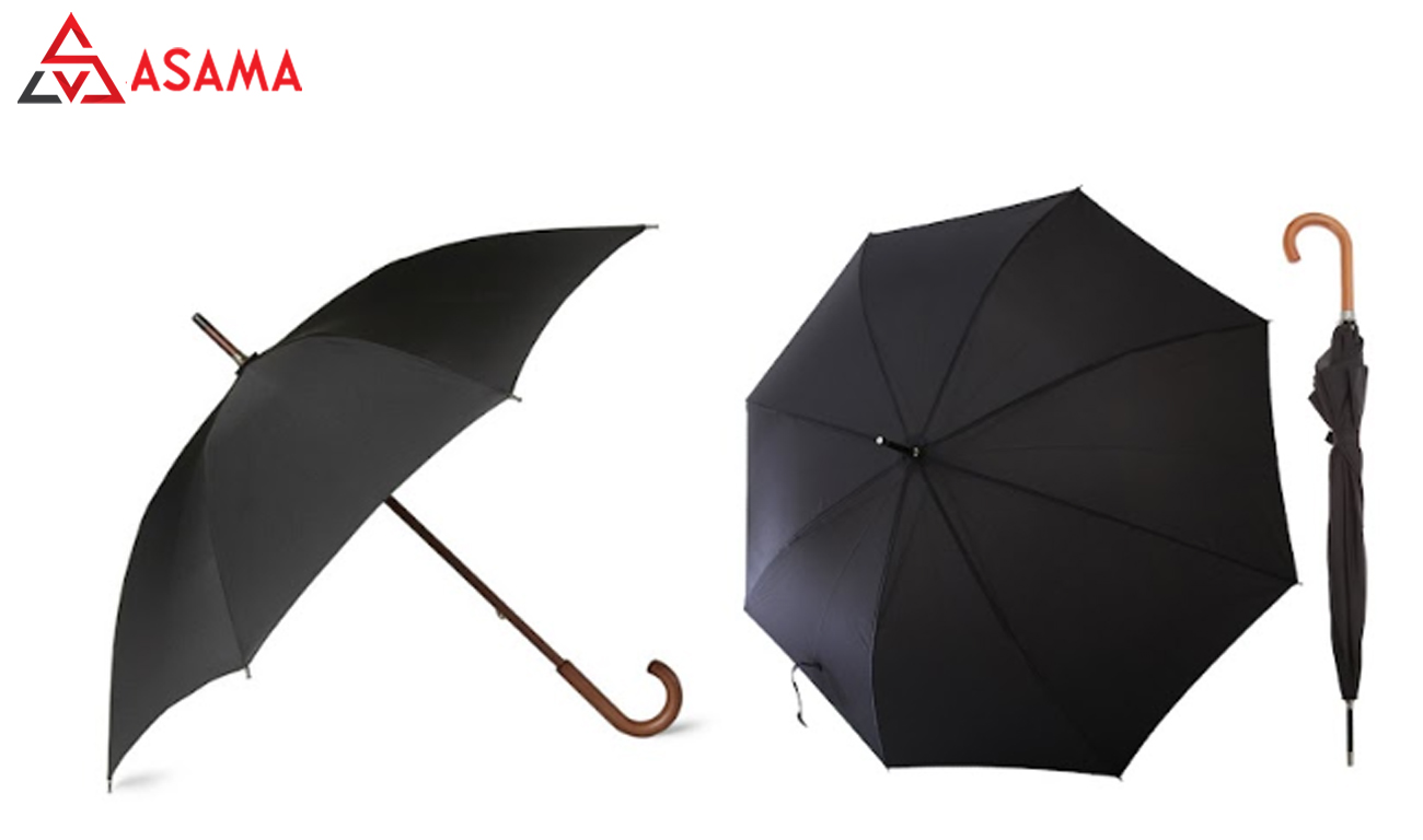Ô dù cầm tay cán thẳng truyền thống