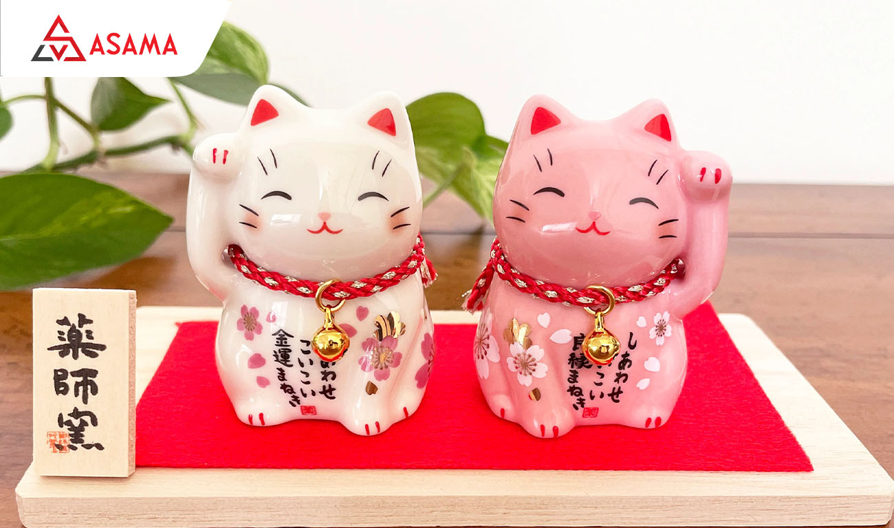 Tượng mèo thần tài 