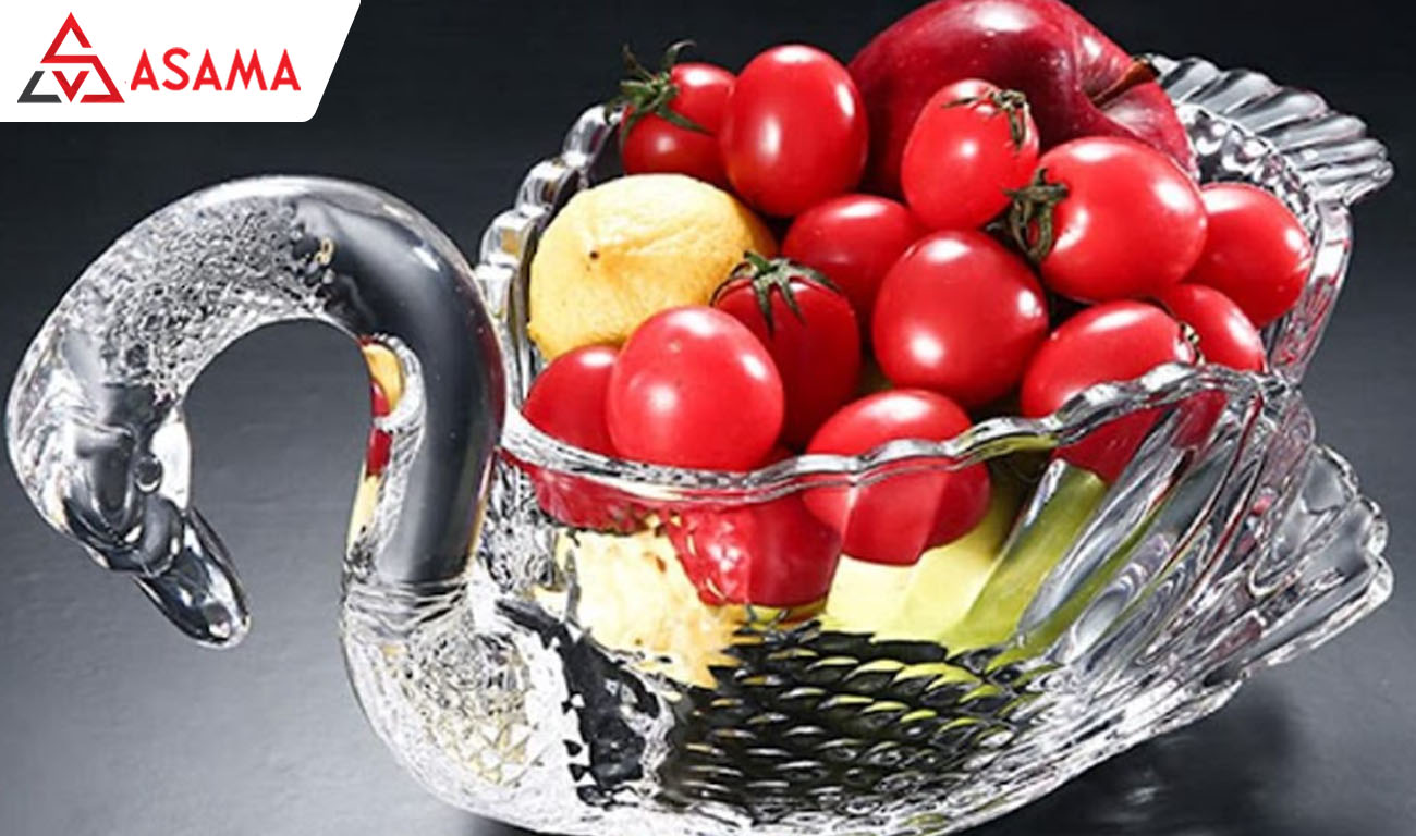 Đĩa trái cây thủy tinh pha lê