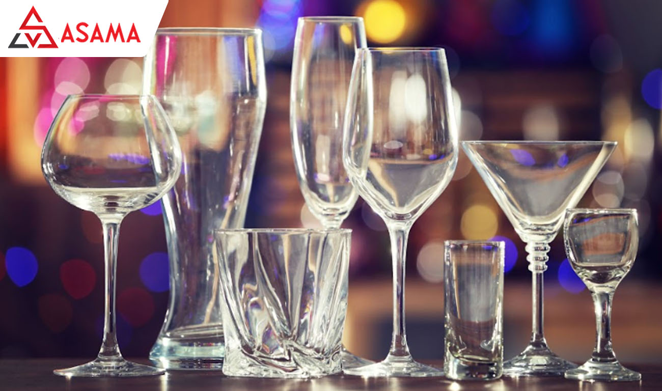 Ly rượu vang thủy tinh sang trọng