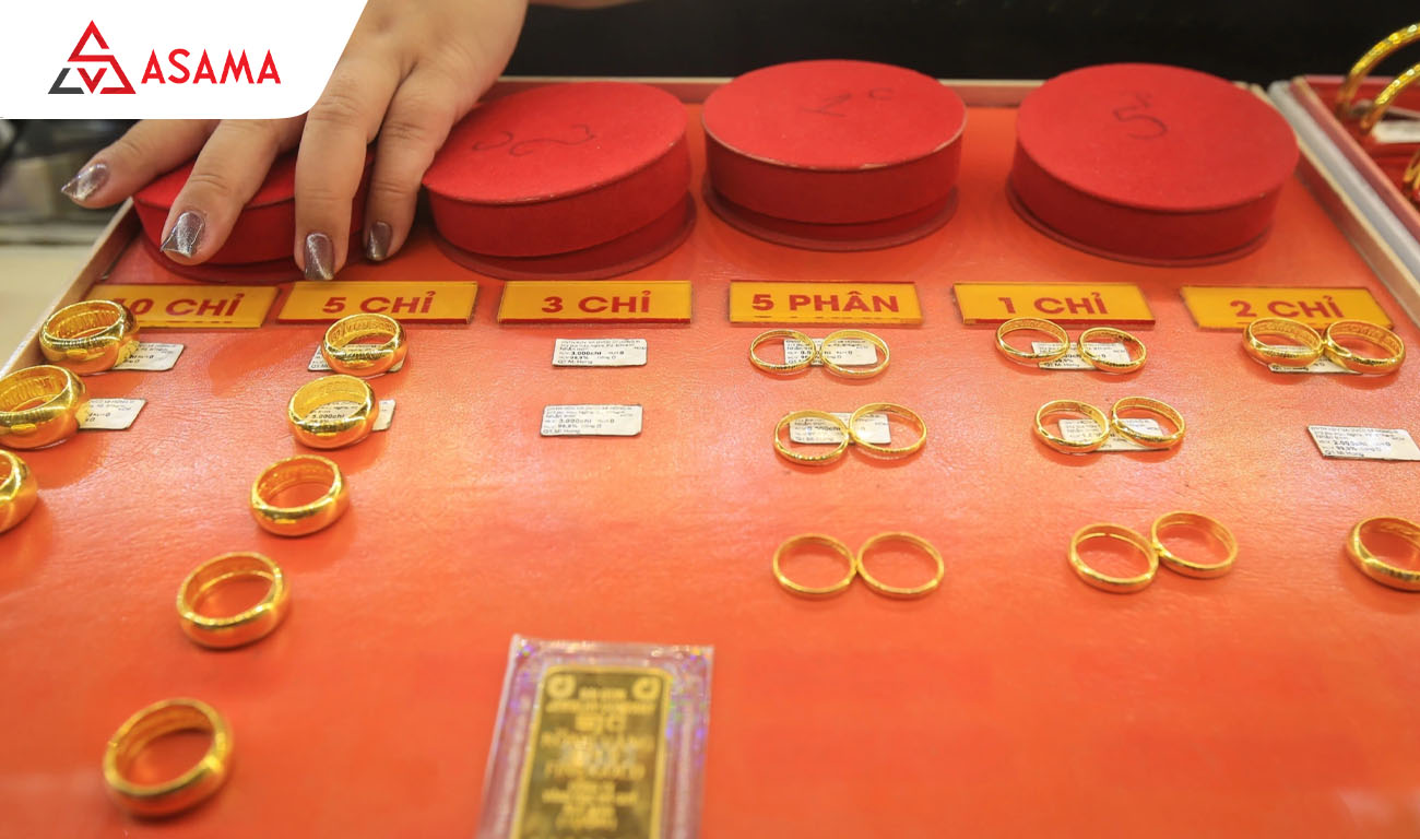 Mua vàng đám cưới bạn thân vàng 24K phổ biến