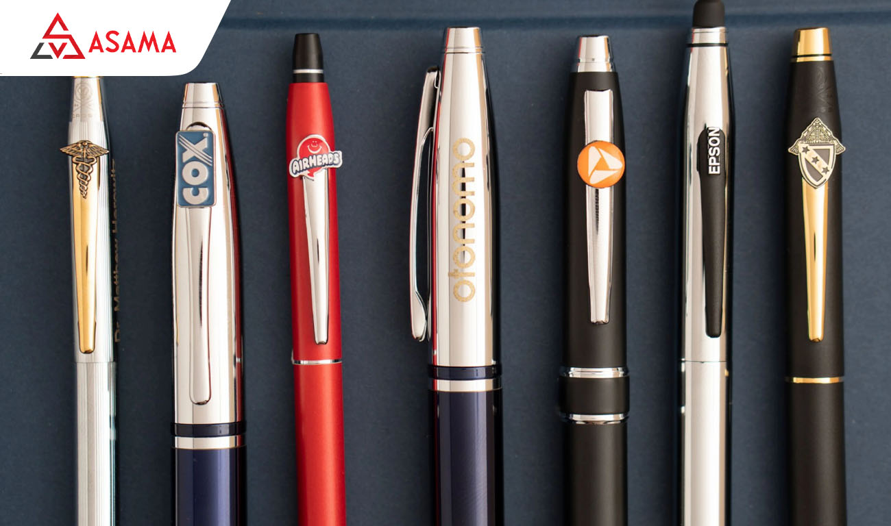 Quà tặng bút ký khắc tên với bút bi kim loại