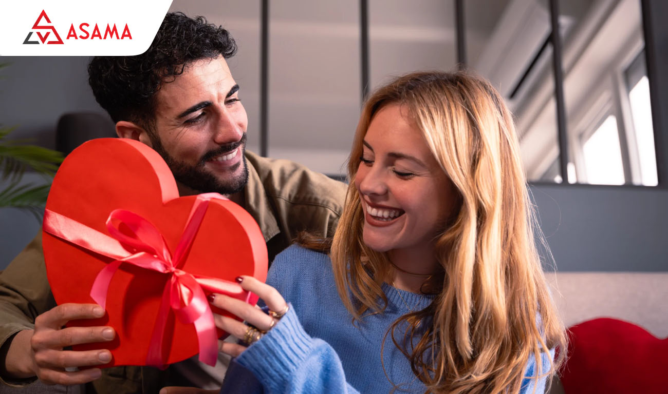 Quà tặng ngày 14/2 thể hiện cho tình yêu mặn nồng