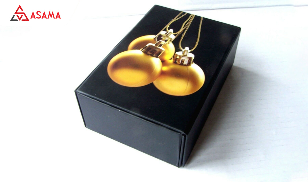 Hộp quà noel bằng bìa carton