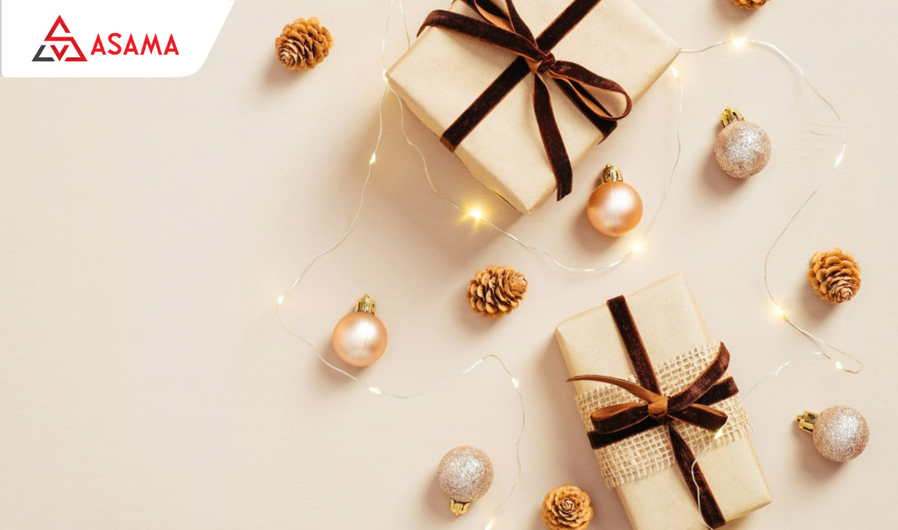 Hộp quà noel màu pastel