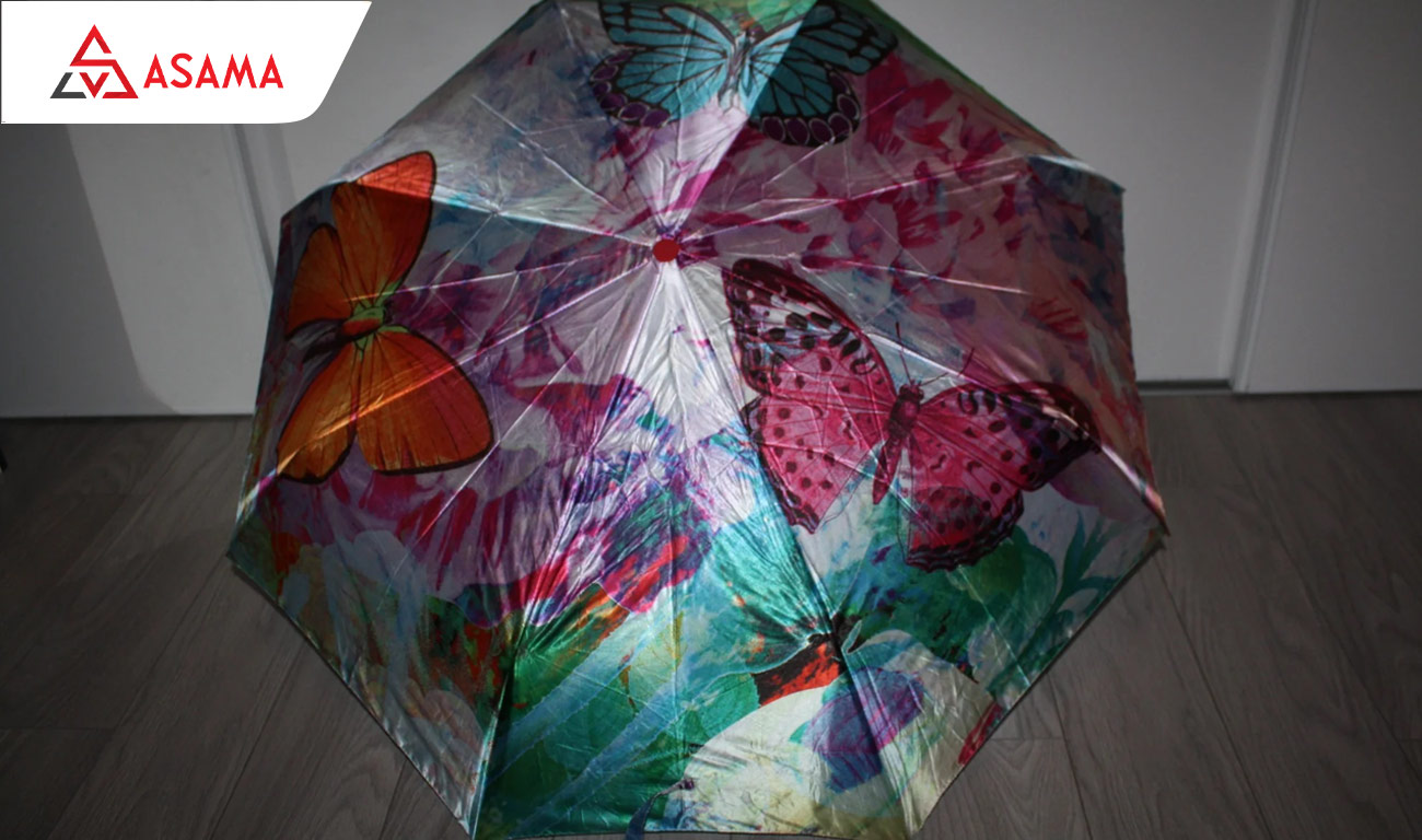 Ô dù cầm tay in logo sáng tạo, cá nhân hoá