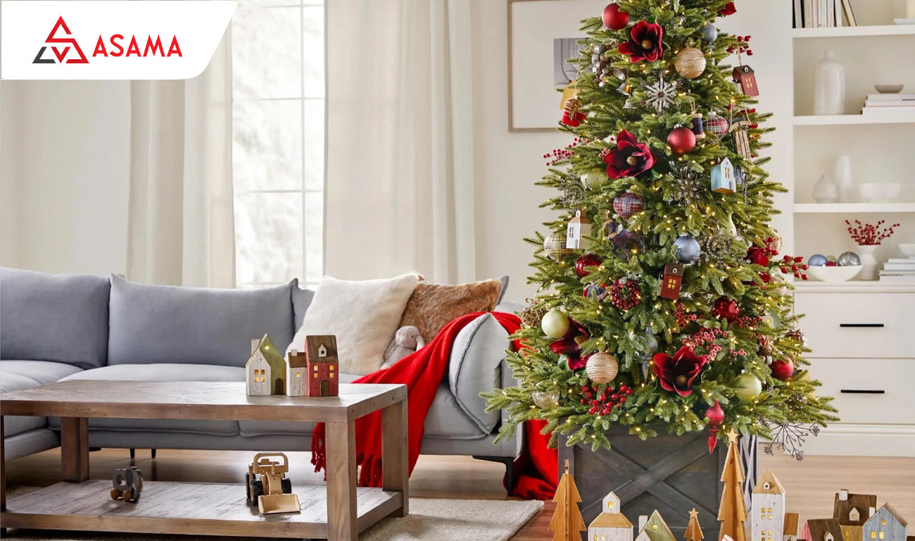 Trang trí cây thông noel theo phong cách cổ điển