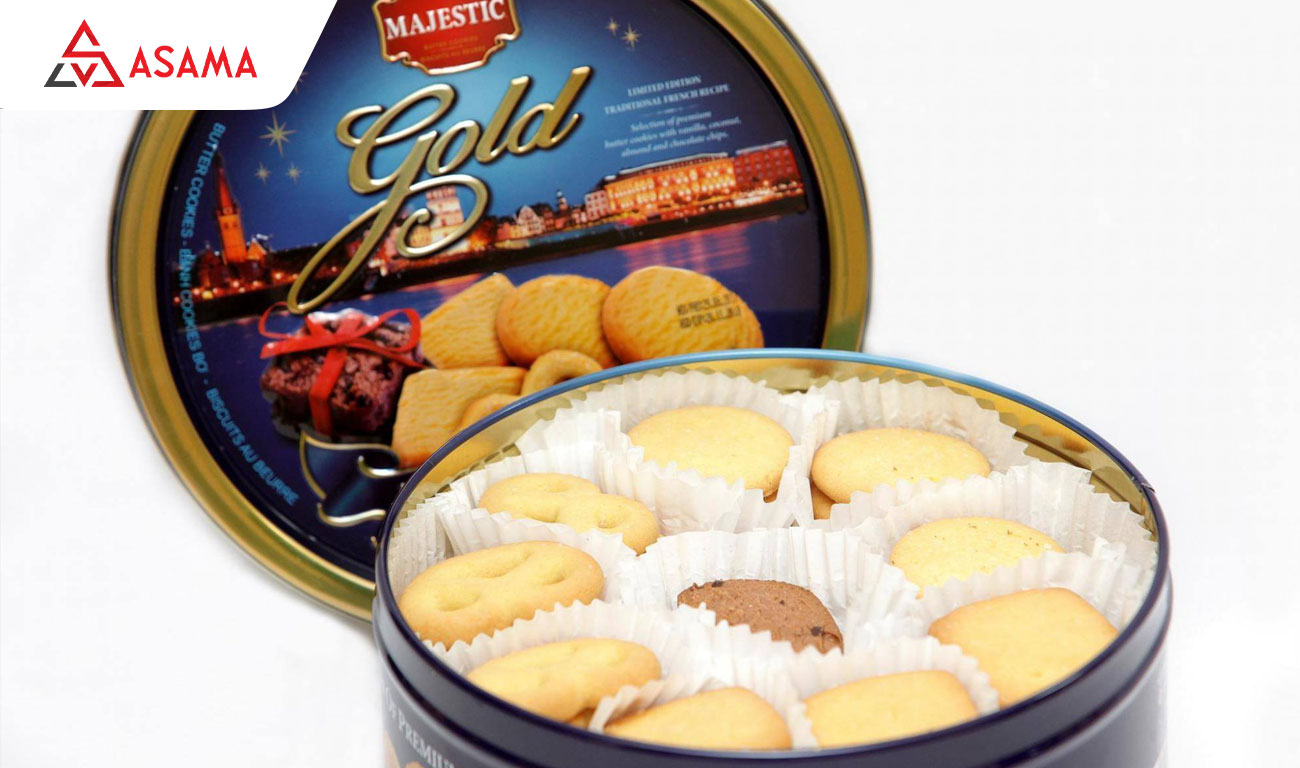 Bánh kẹo Tết cao cấp: Bánh quy bơ cookies Majestic