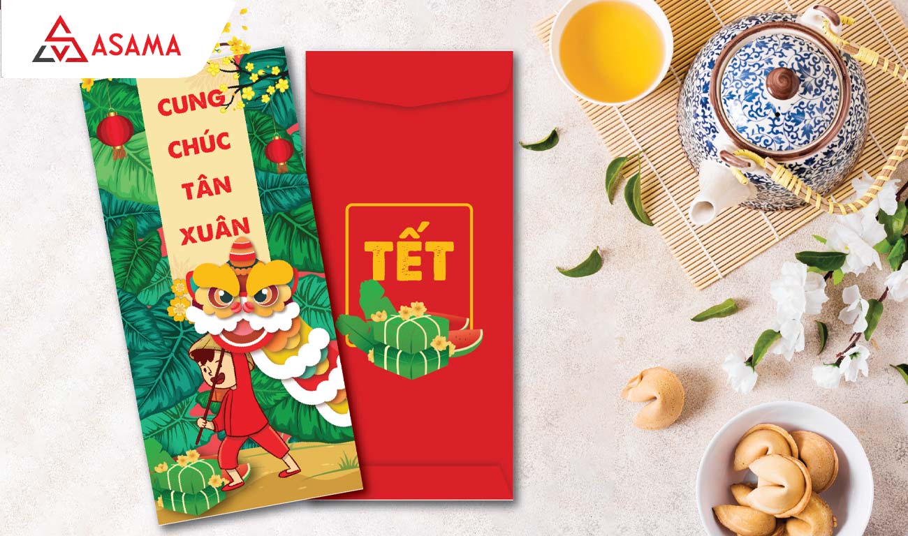 Mẫu bao lì xì đẹp mà đơn giản mừng năm mới