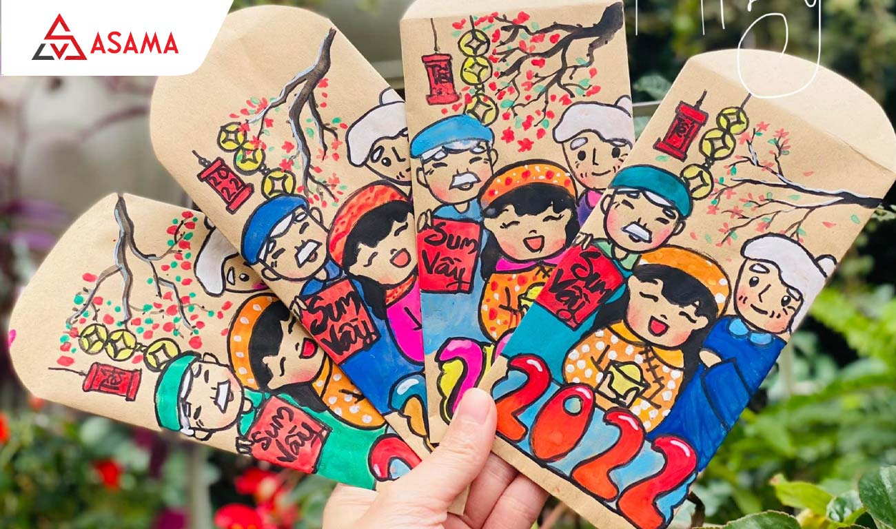 Bao lì xì sum vầy ý nghĩa dành tặng gia đình