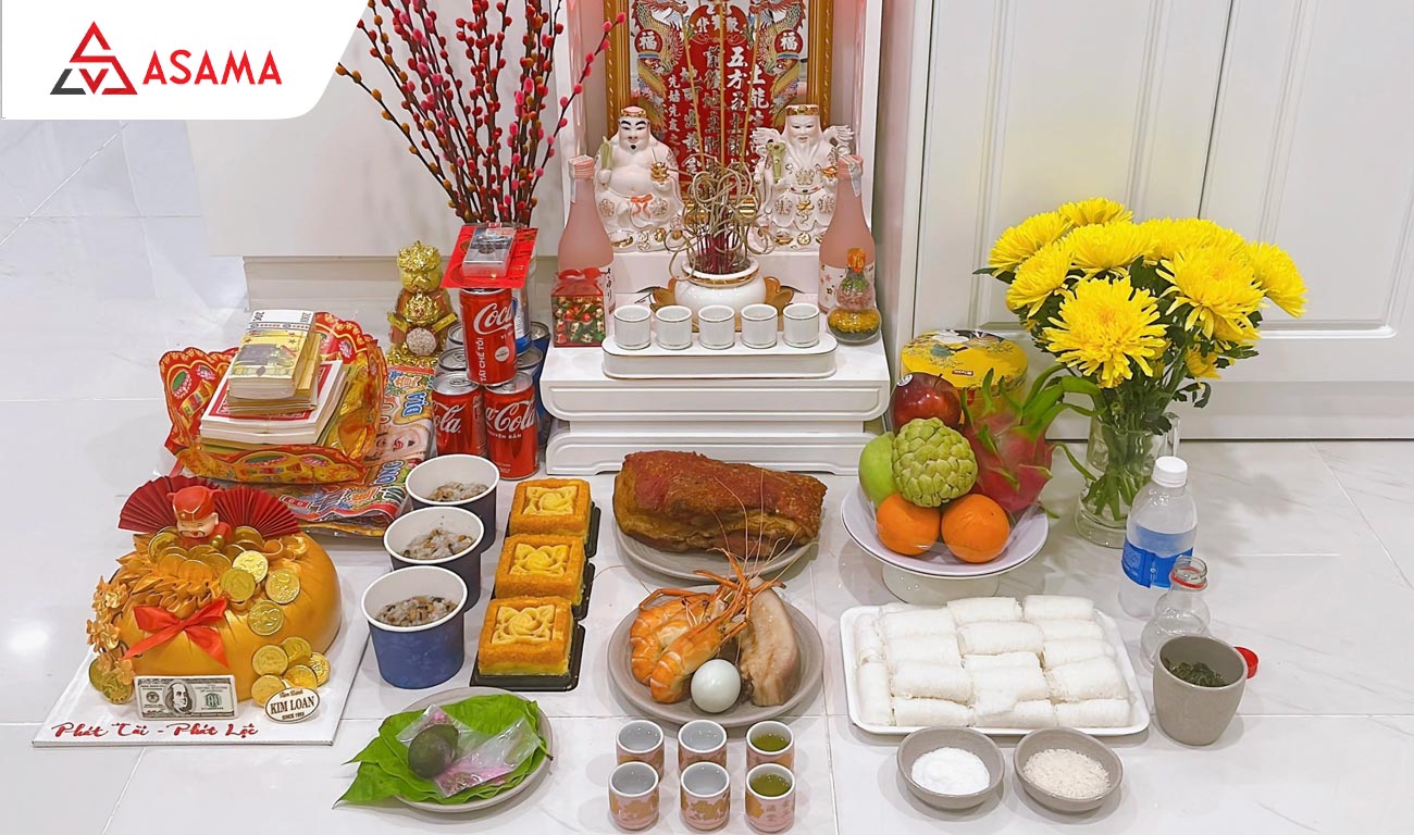 Mâm cúng ngày vía thần tài 2026