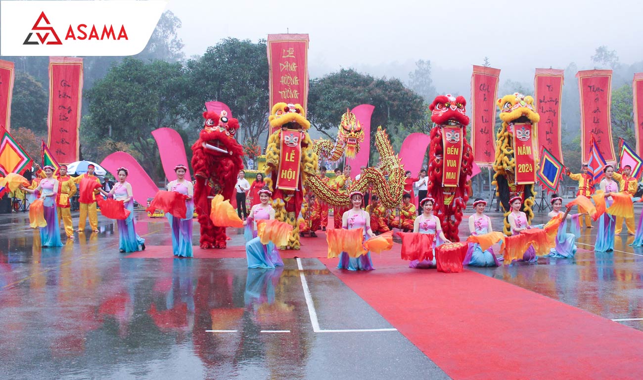 Lễ hội xuân miền Bắc nổi tiếng: Lễ hội Đền Vua Mai (Nghệ An)